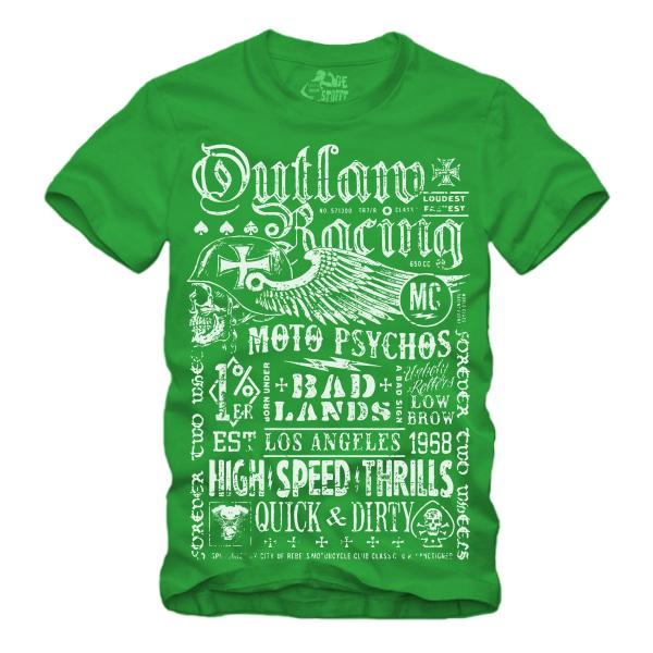 Outlaw Racing - 1% - Moto Psychos - Shirt S-XXXXL